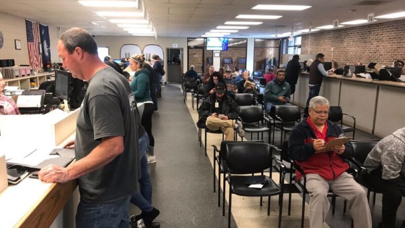 FILE PHOTO of a DMV in South Carolina. This photo does NOT contain the alleged suspect.