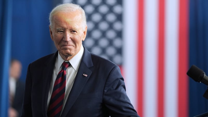File - President Joe Biden speaks at the International African American Museum in Charleston,...