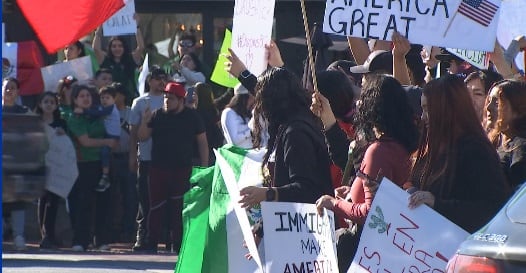 Anti-deportation rally on Buford Highway