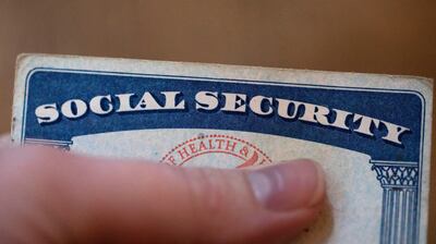 FILE - A Social Security card is displayed Oct. 12, 2021, in Tigard, Ore. (AP Photo/Jenny...