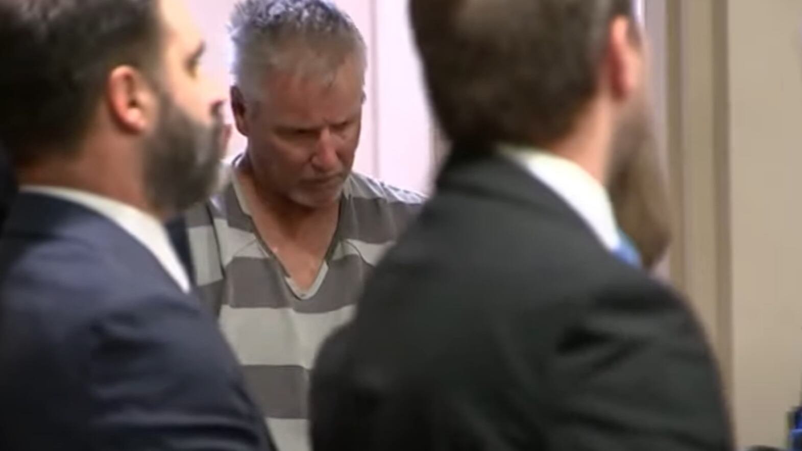 Colin Gray appears in court for the first time.