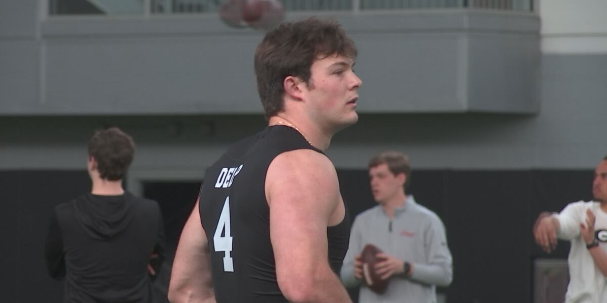Anthony Ruberto Uga UGA football showcases 15 prospects at 2026 pro day