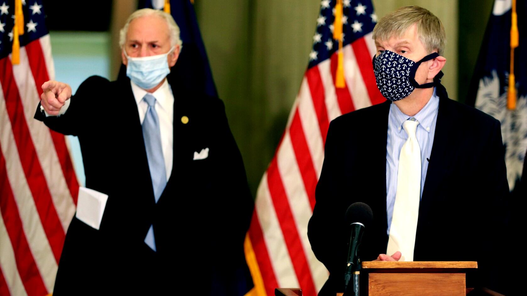 FILE - South Carolina Department of Health and Environmental Control Director Edward Simmer,...