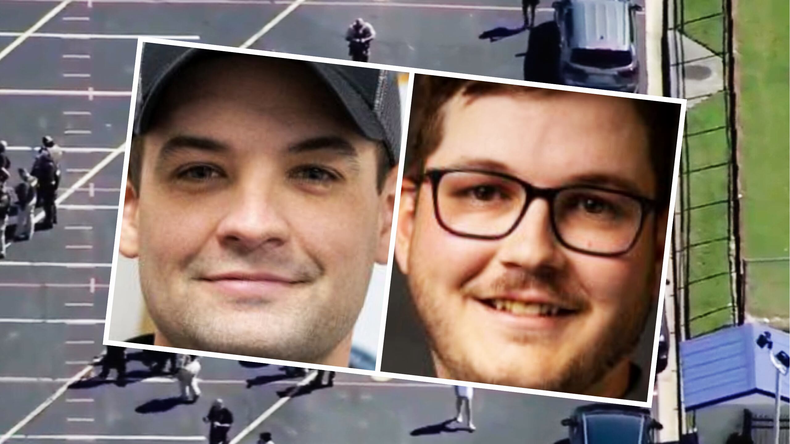 From left: Brandon King and Tanner Good