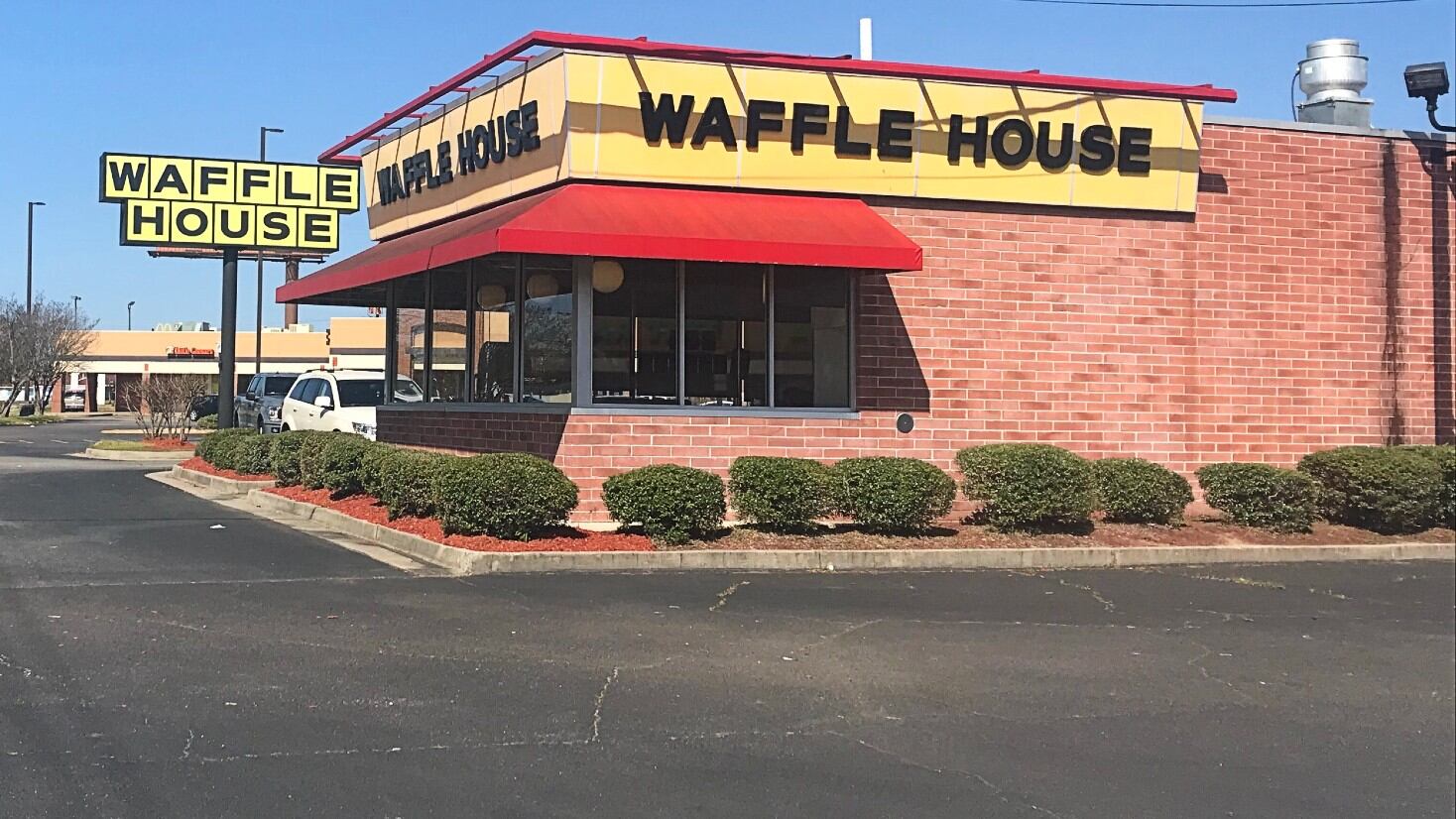 This Waffle House at 1629 Gordon Highway in Augusta was the site of a fatal shooting early...