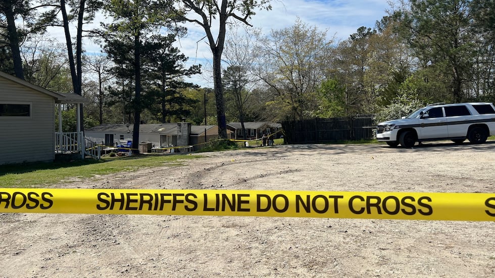 Shooting scene in 100 block of Vidot Court outside North Augusta on March 9, 2023.