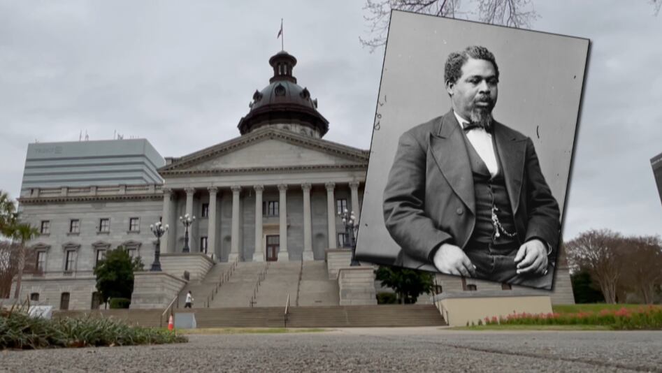 Robert Smalls photograph courtesy Brady-Handy photograph collection, Library of Congress,...