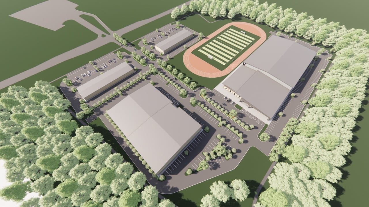 Rendering of Columbia County multi-sport complex