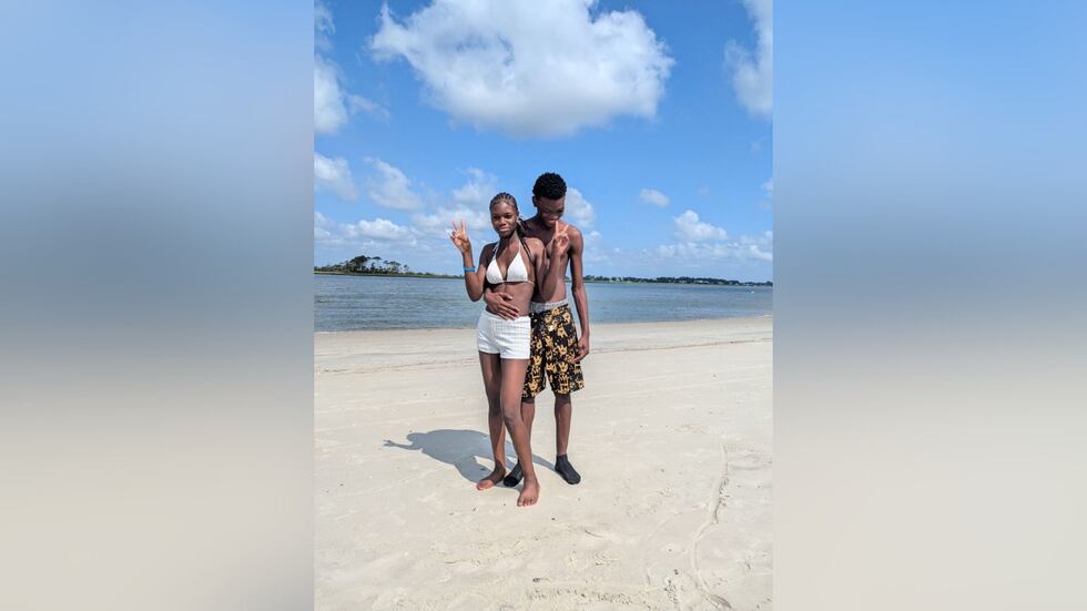 Laquavis McCray and his girlfriend
