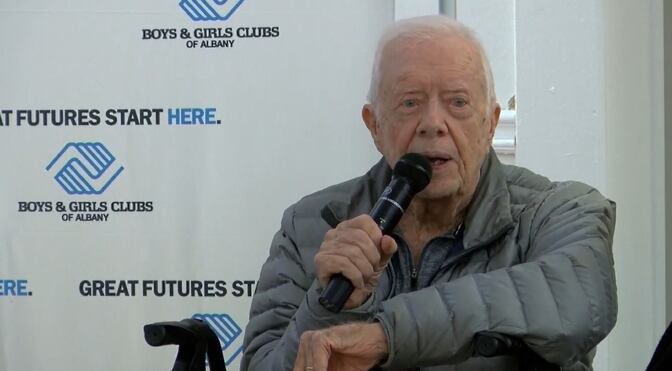 On this president's day, it has been one year since former president Jimmy Carter entered...