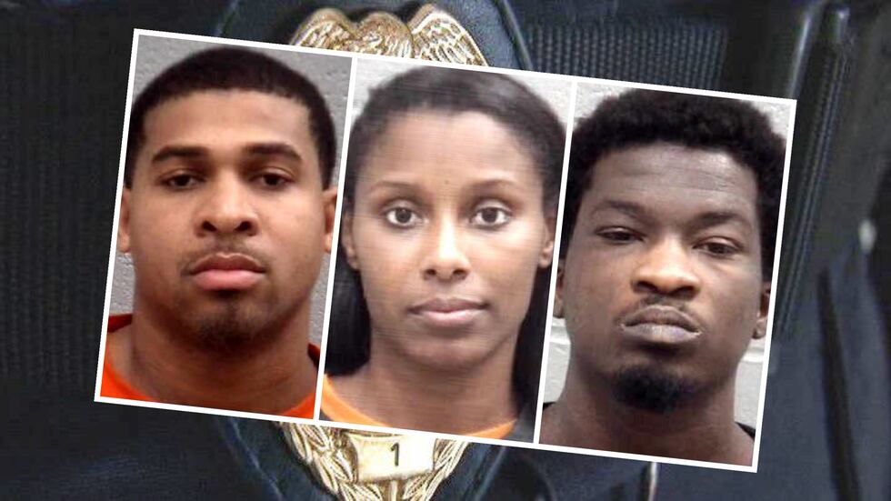 From left: Tymein Walker, Kayla Miller, Ni'im Williams