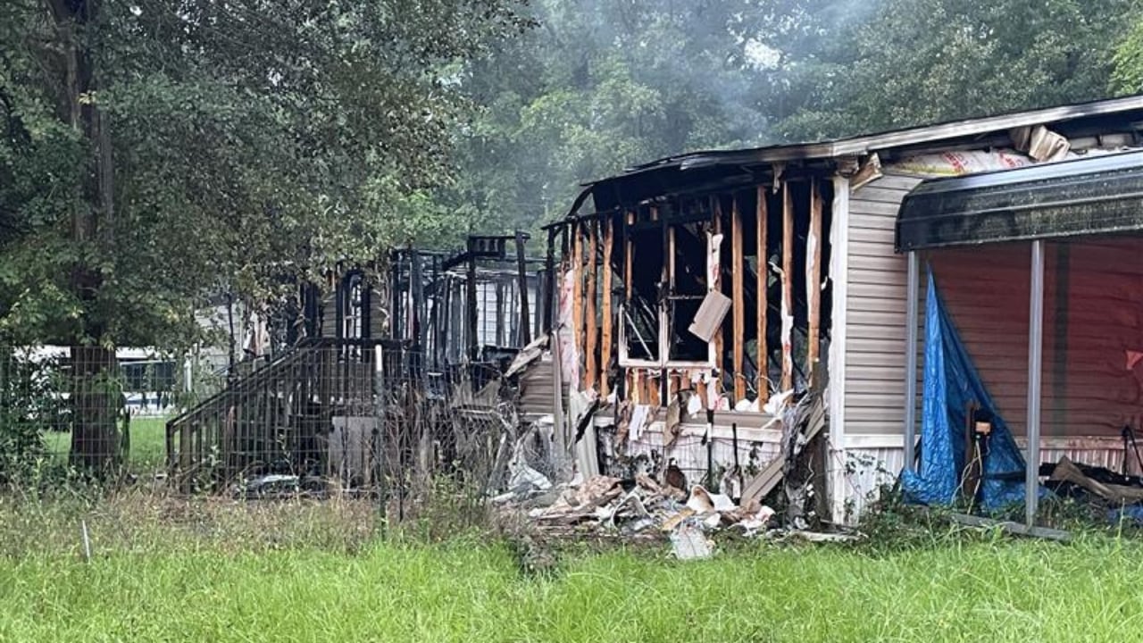 Fire on Old Barnwell Road