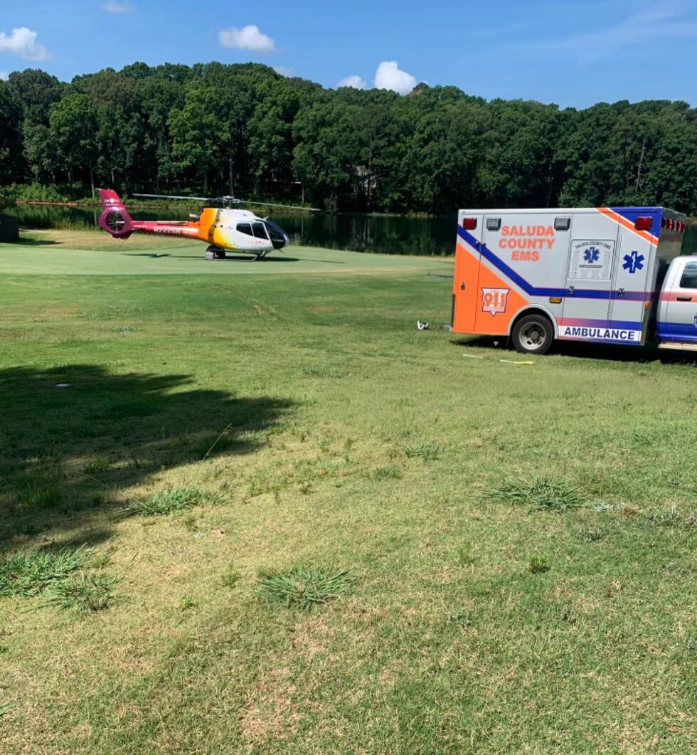 Plane crash in Saluda County