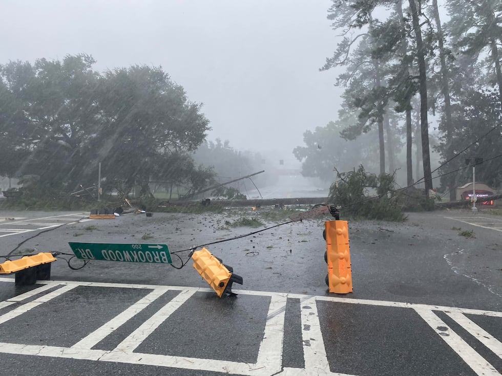 Hurricane Idalia impacts Valdosta.