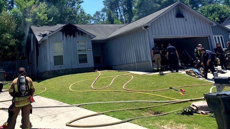House fire n Summerchase Place in Augusta.