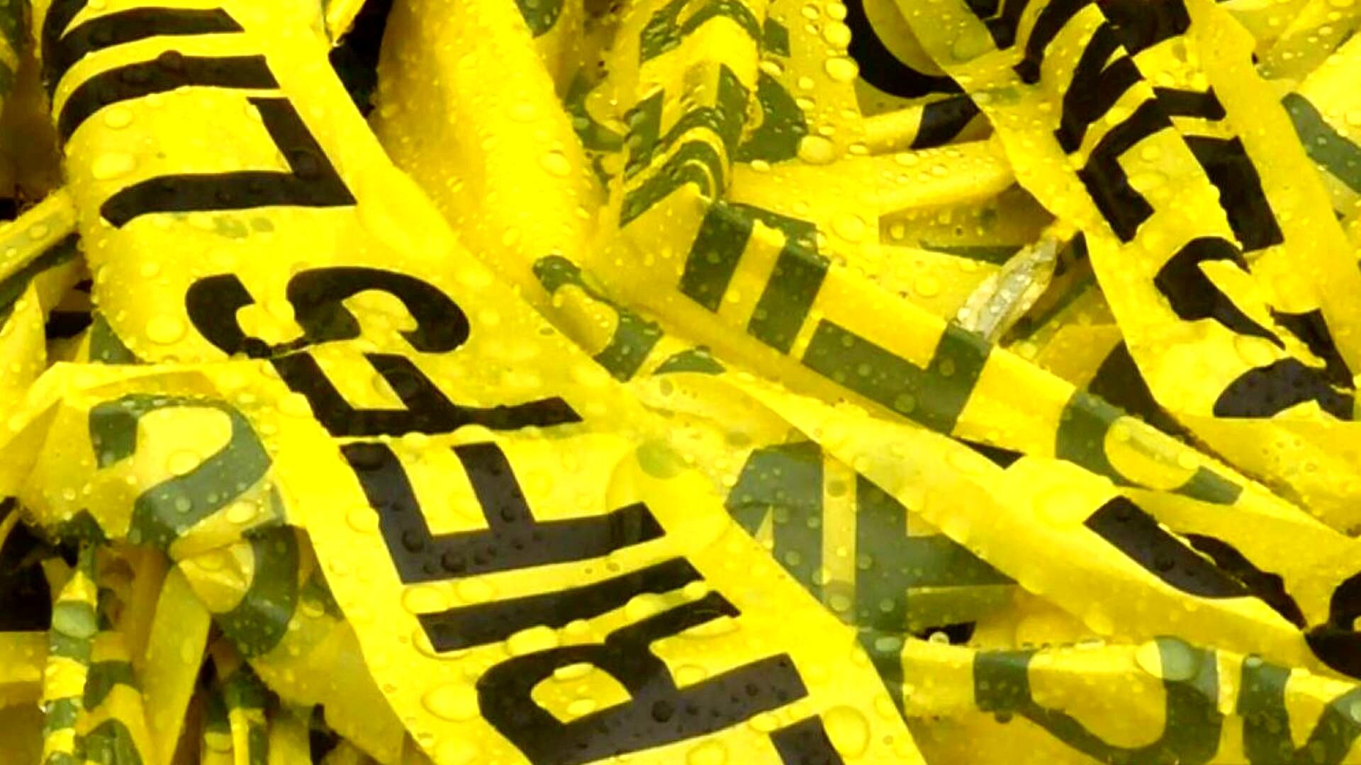 Crime scene tape