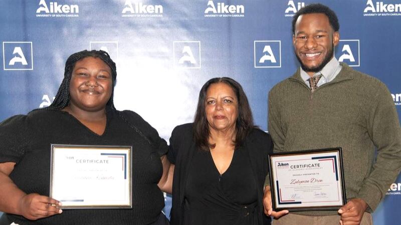 From left: Breanna Kennedy, Barbara Alicia Brayboy Brooks and Zulymon Drew.