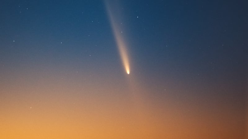 Comet Tsuchinshan-ATLAS as seen from Aiken.