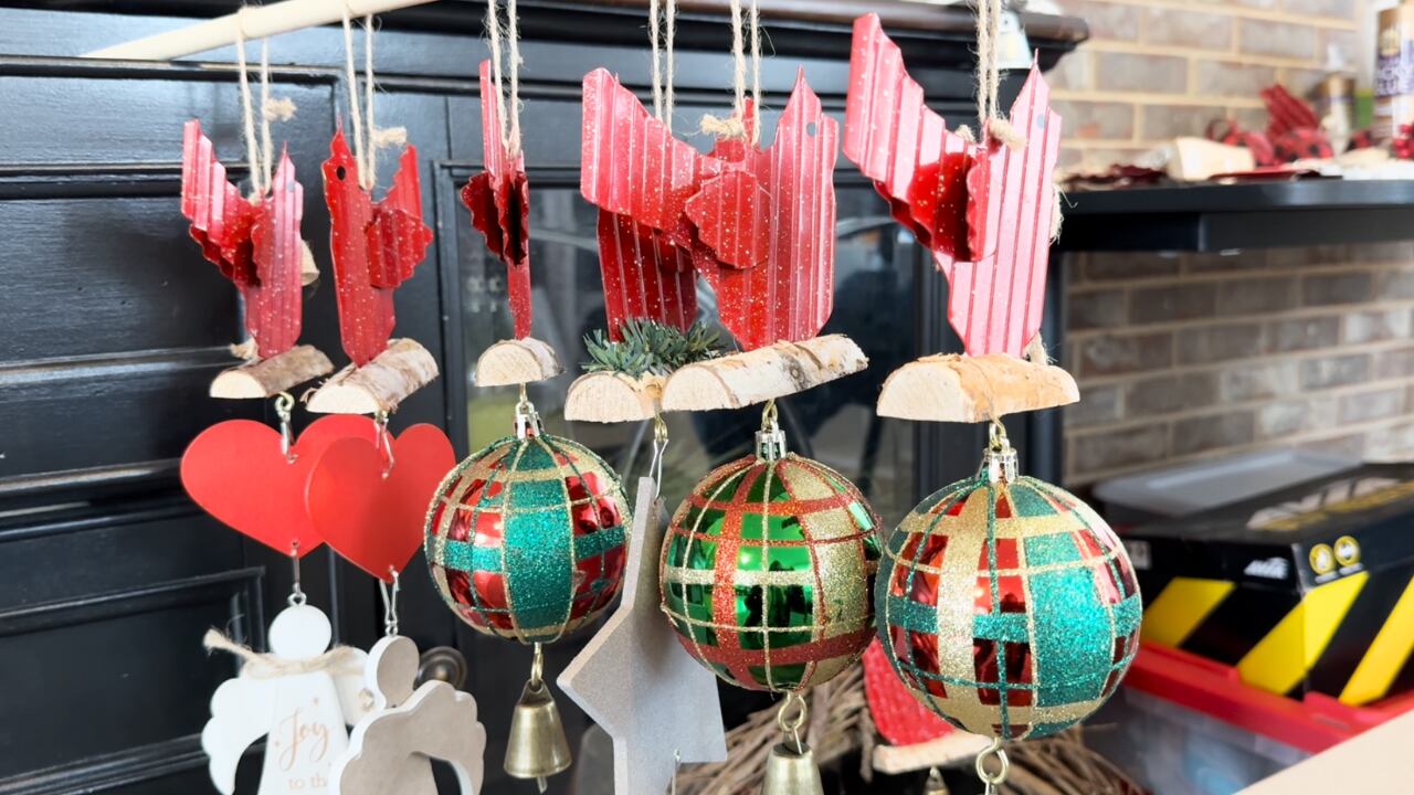 Christmas ornaments for cancer patients