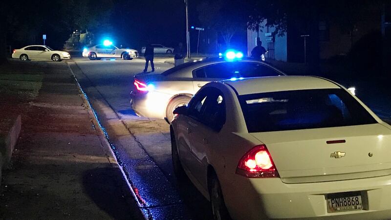 This was the scene early Thursday after an apparent drive-by shooting near Leonard Drive and...
