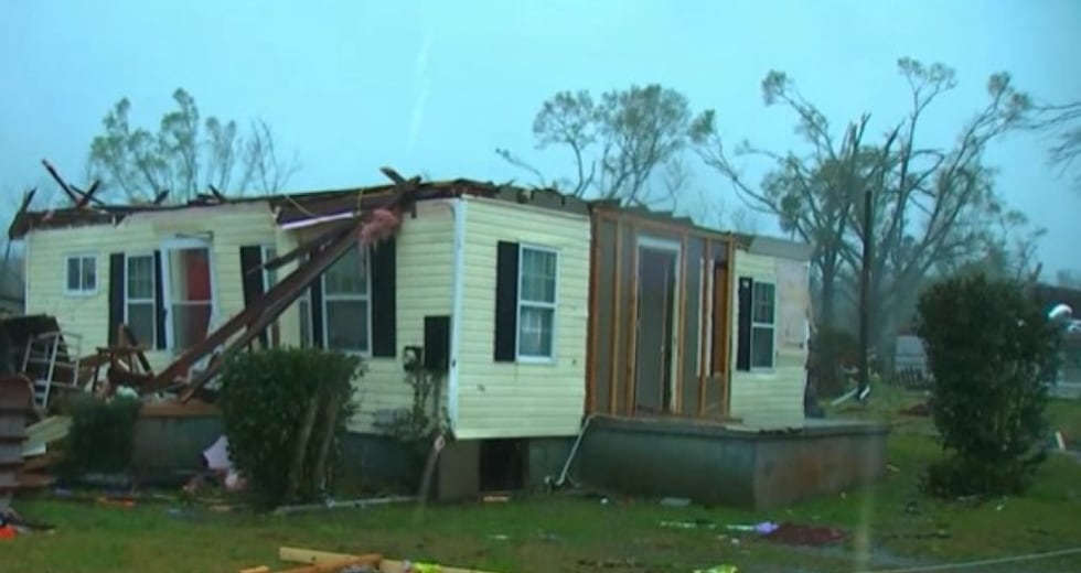 Troup County home damaged from tornado
