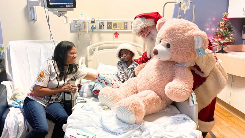 Santa Claus makes special visit