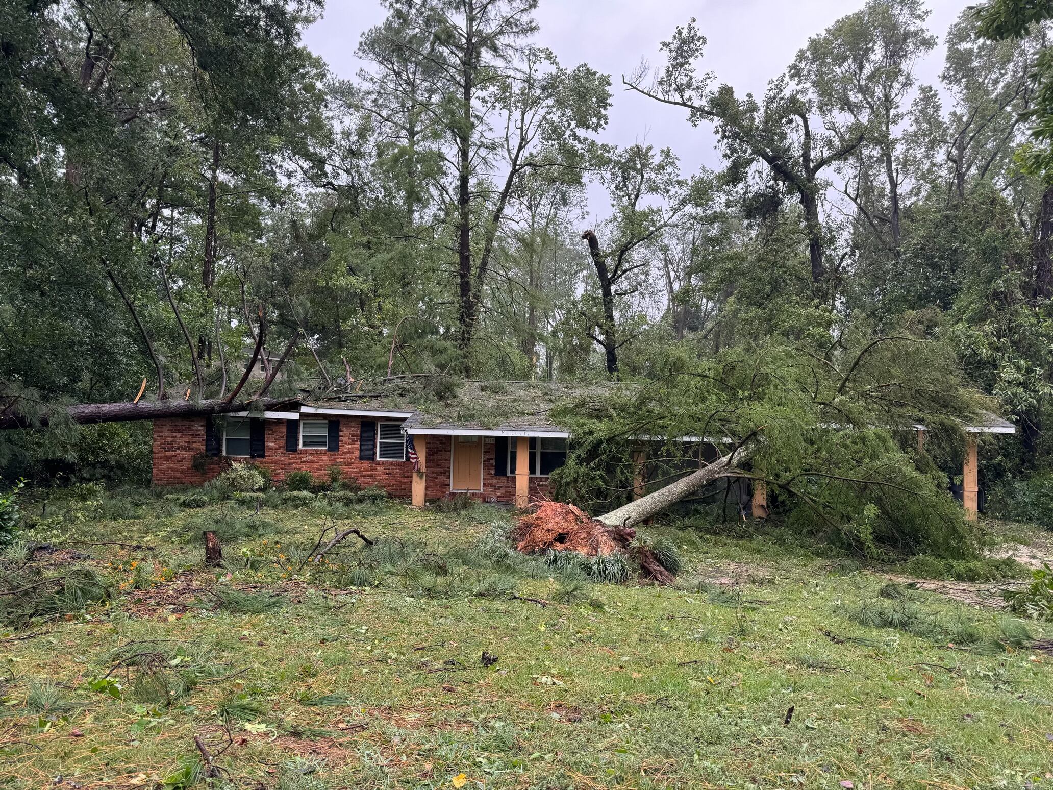 Meredith Pritchard shared photos of her home in Richmond County. She said it’s unlivable....