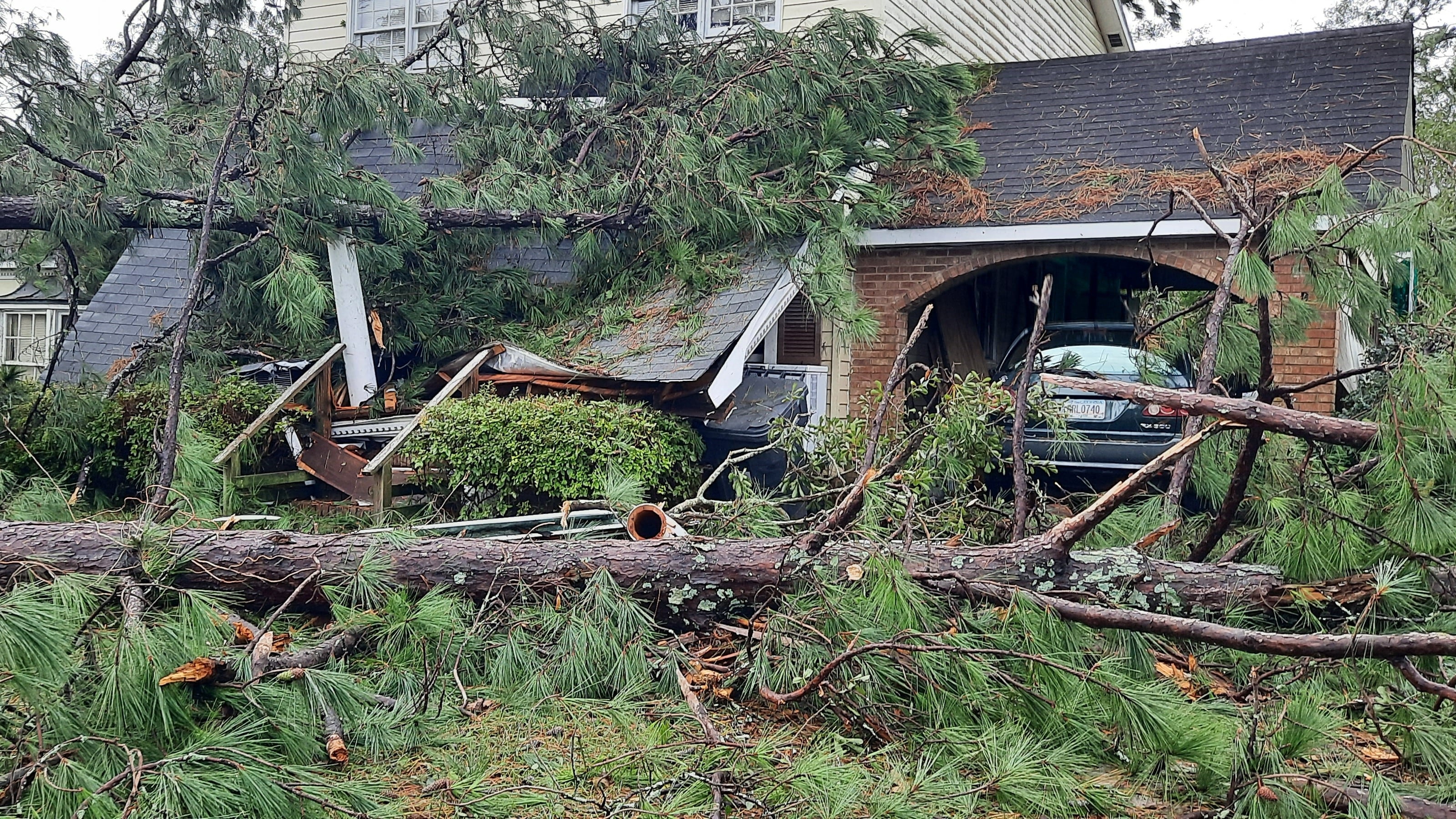 Hurricane Helene damage