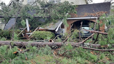 Hurricane Helene damage