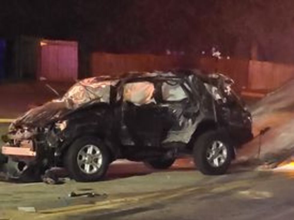 The aftermath of the late night fatal accident after Richmond County Deputies were pursuing...