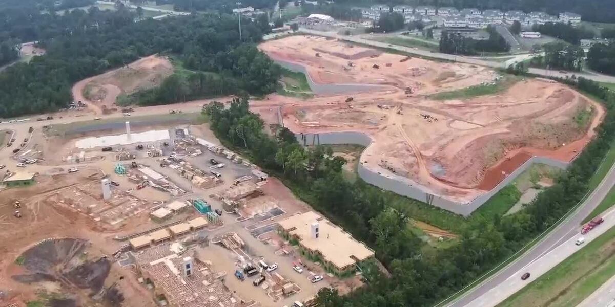 Hives Development Progress continues on The Hive development in North Augusta