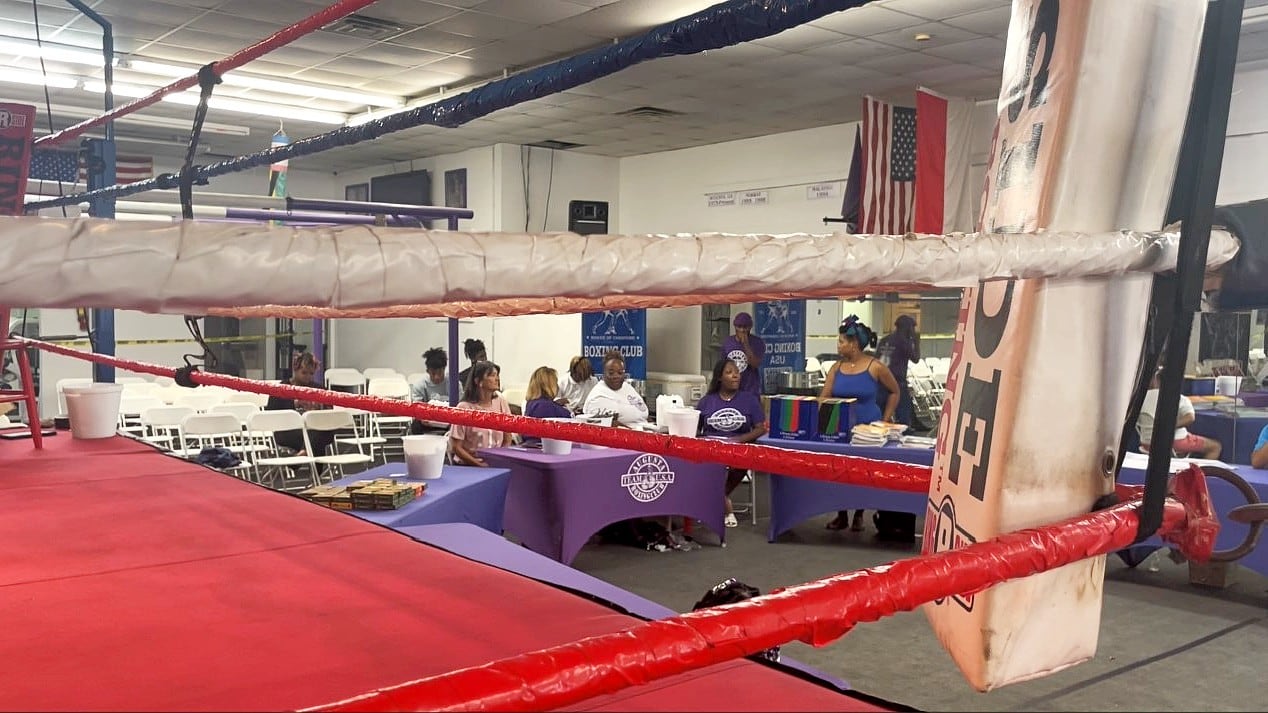 Augusta Boxing Club donates book bags to students
