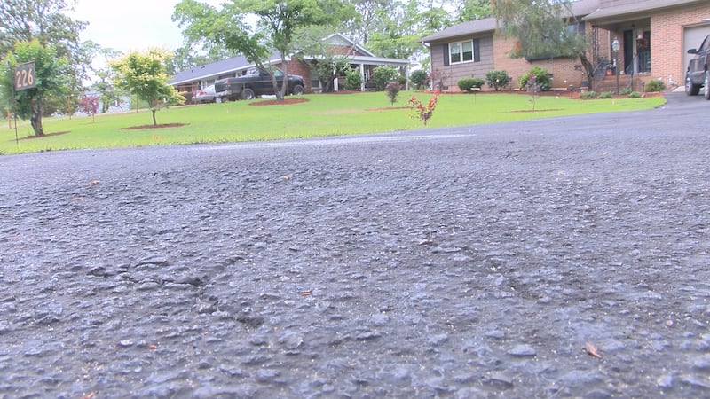 Driveway repairs.