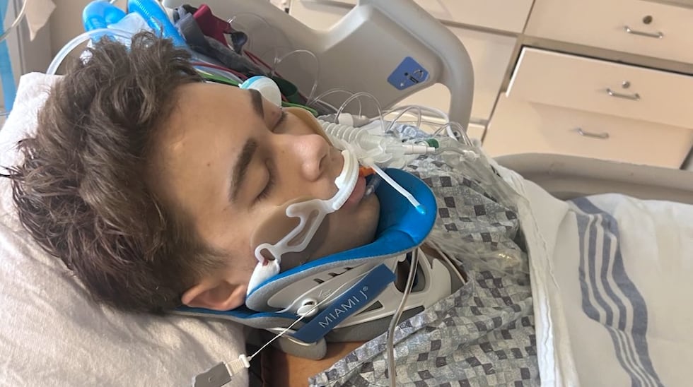 Trevor Vollmer, a recent high school graduate, may never walk again after he was hit by a bus...