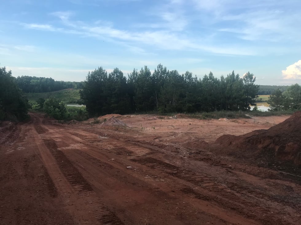 The investigation sight where crews found the body of Tina Prince.