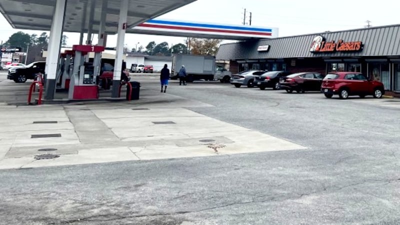 This was the scene after a shooting near the Smart Grocery on Wrightsboro Road in Augusta.
