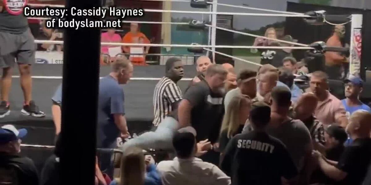 Spectating Fight Fight erupts between spectator, athlete at local wrestling event