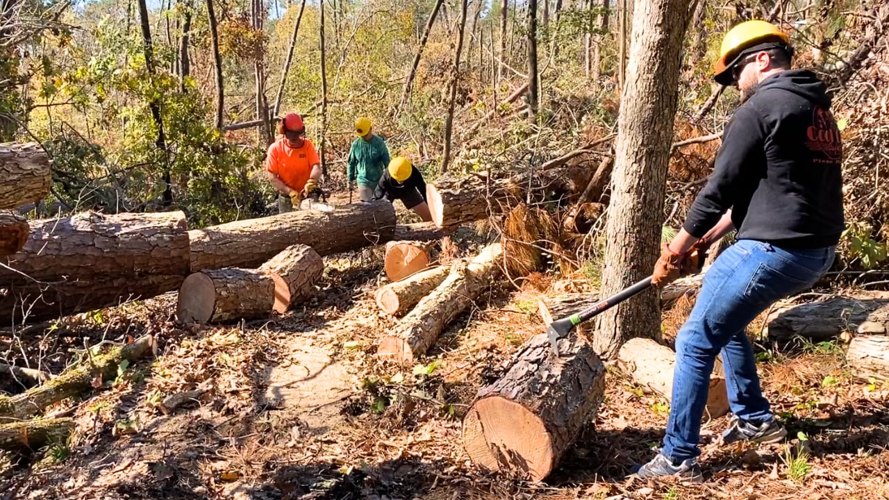 Cleaning up bike trails in CSRA