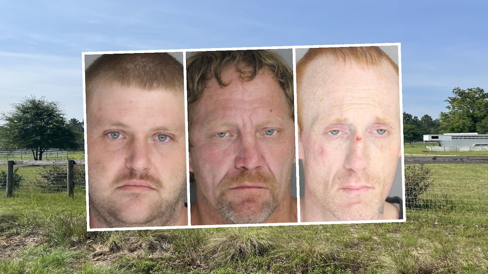 From left: Thomas Guinn, Donald Britton, Cody Wooten