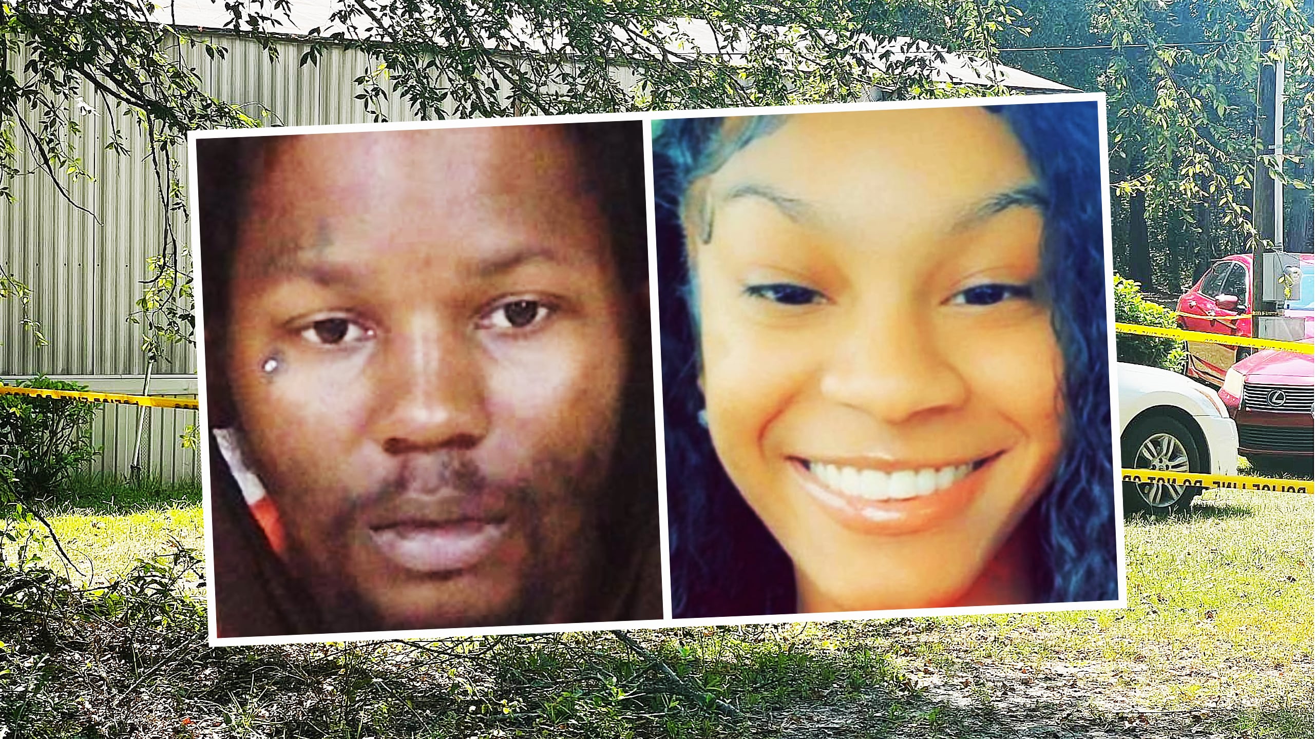 From left: 31-year-old Jessie Louis Brown Jr., 19-year-old Khia Shields