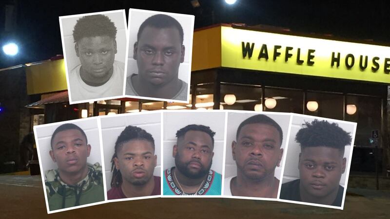 Top row left to right: Jaterious Sanders and Terrance Oliver, AKA “T-Black.” Bottom row, left...