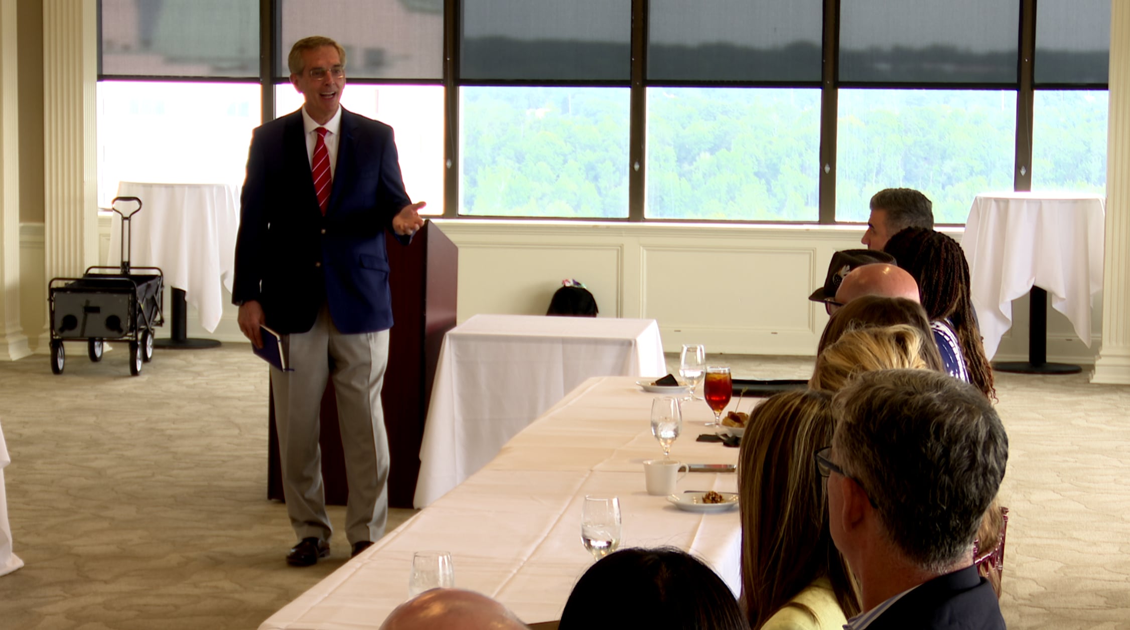 Georgia Secretary of State Brad Raffensperger paid a visit to the CSRA on Wednesday.
