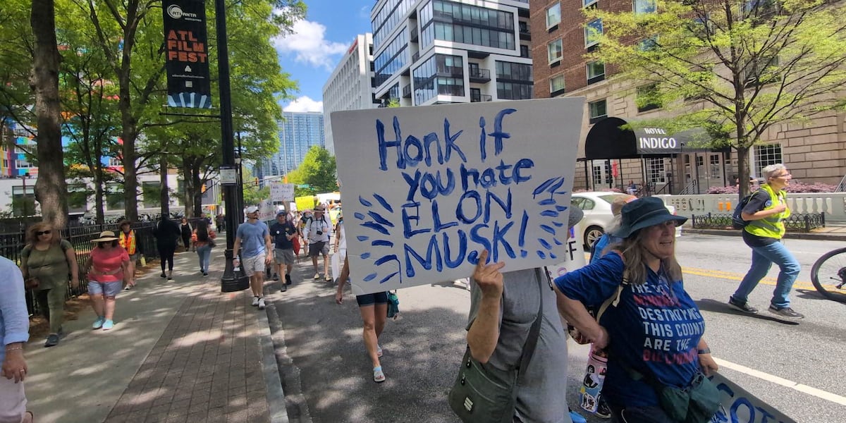 Metro Atlanta joins national ‘Hands Off!’ protest against Donald Trump ...