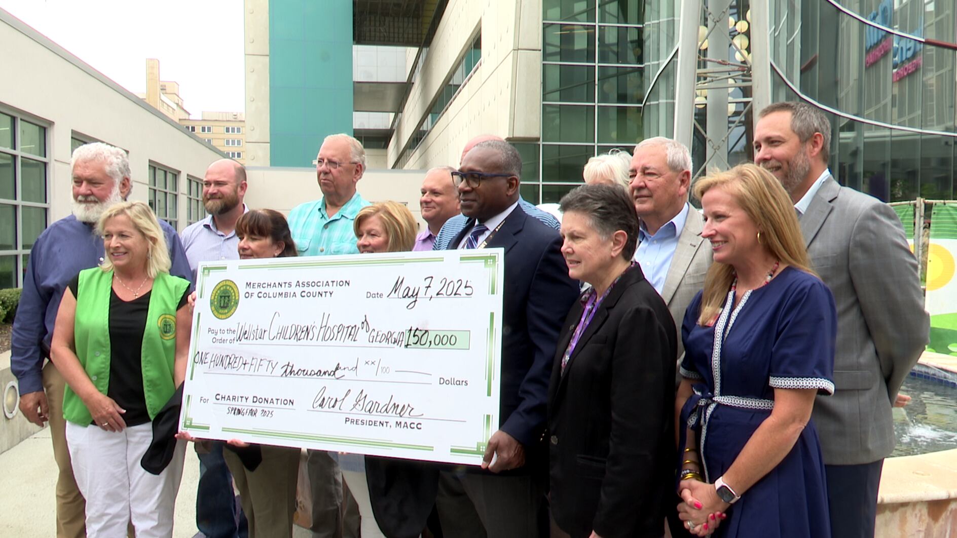 Columbia County donates fair proceeds to Children’s Hospital of Georgia