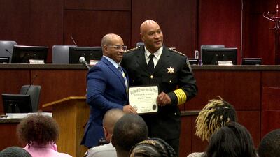 Richmond County Sheriff Eugene Brantley promotes and appoints those in the sheriff’s office