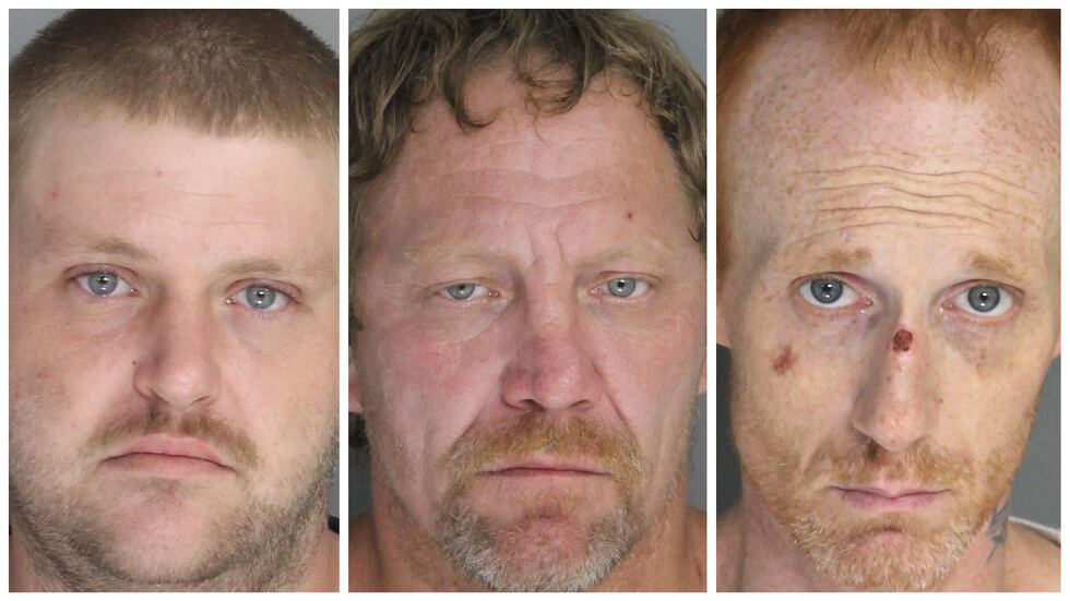 From left: Thomas Guinn, Donald Britton, Cody Wooten