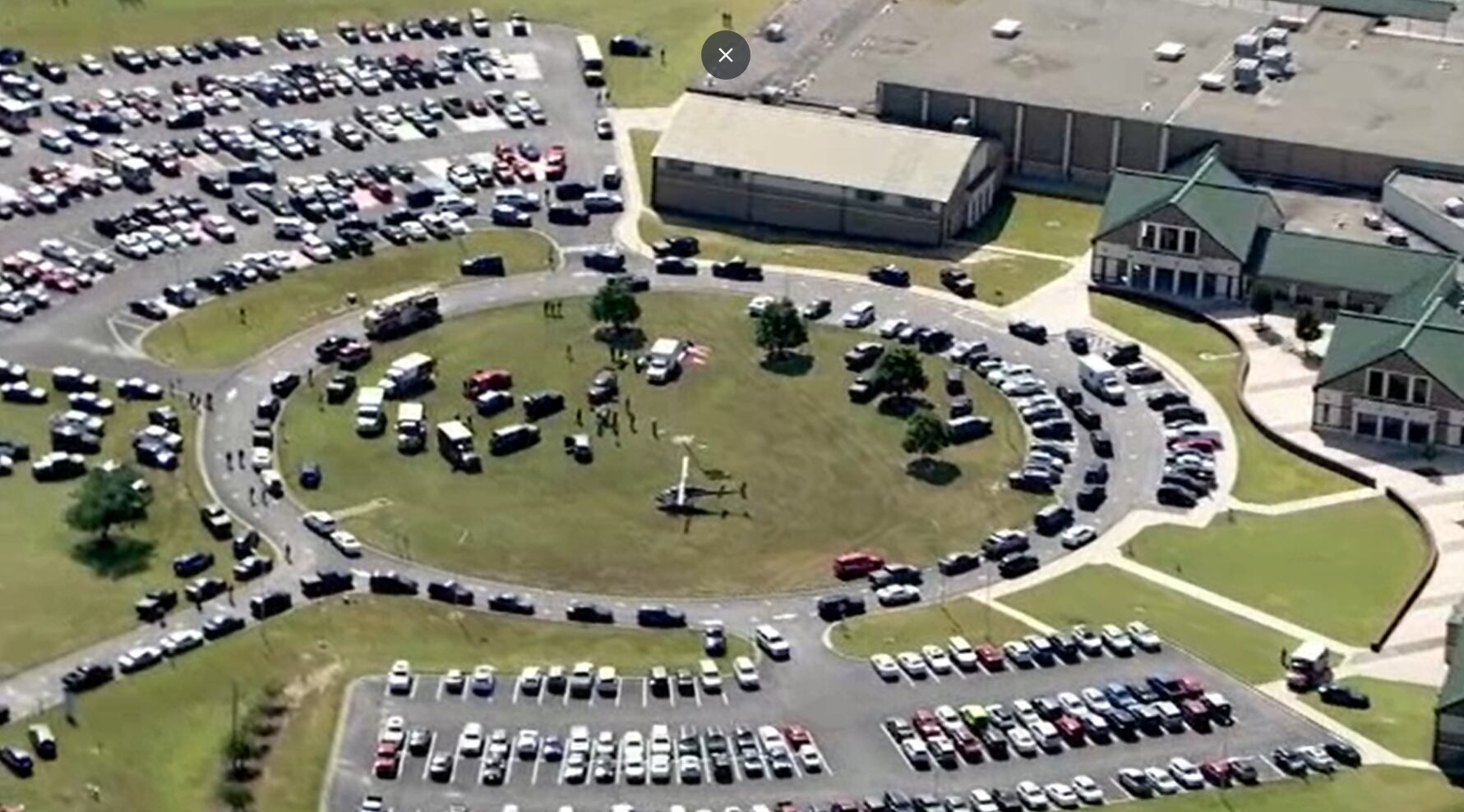A large number of law enforcement officers have responded to Apalachee High School in Barrow...