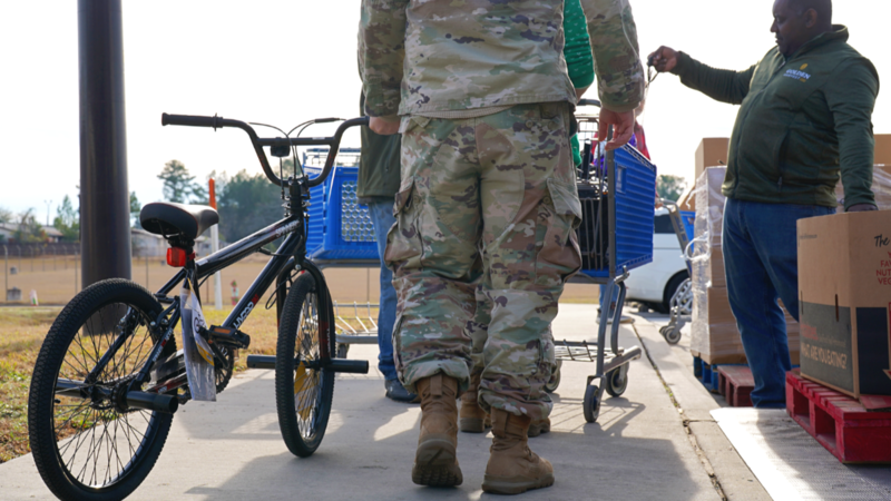 For the third year in a row, Golden Harvest Food Bank teamed up with Fort Eisenhower Christmas...