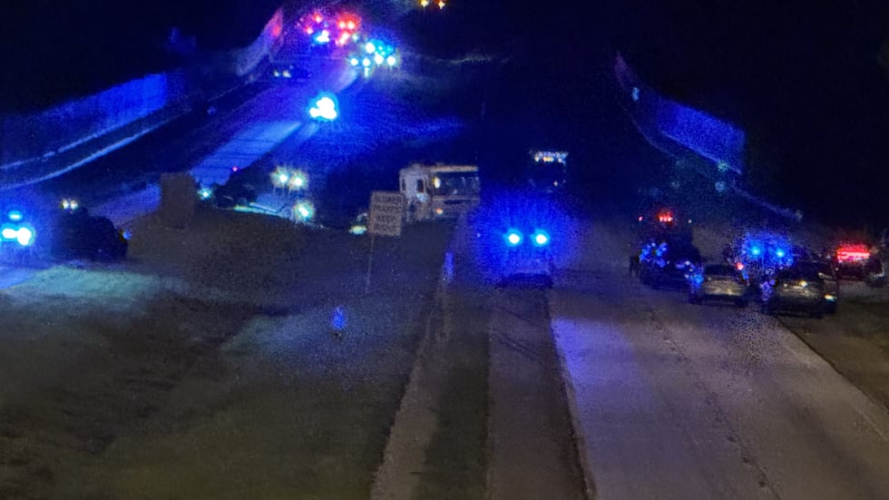 An RV along I-20 was the focus of law enforcement efforts into early Sunday after a...