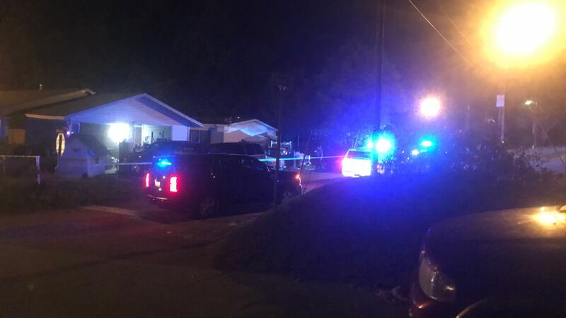 Two people were shot inside a vehicle on Elbert Street Sunday evening.